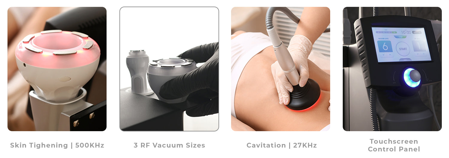 Lipo X Cavitation + RF Vacuum Skin Care Machine (Radio Frequency+ Vacu