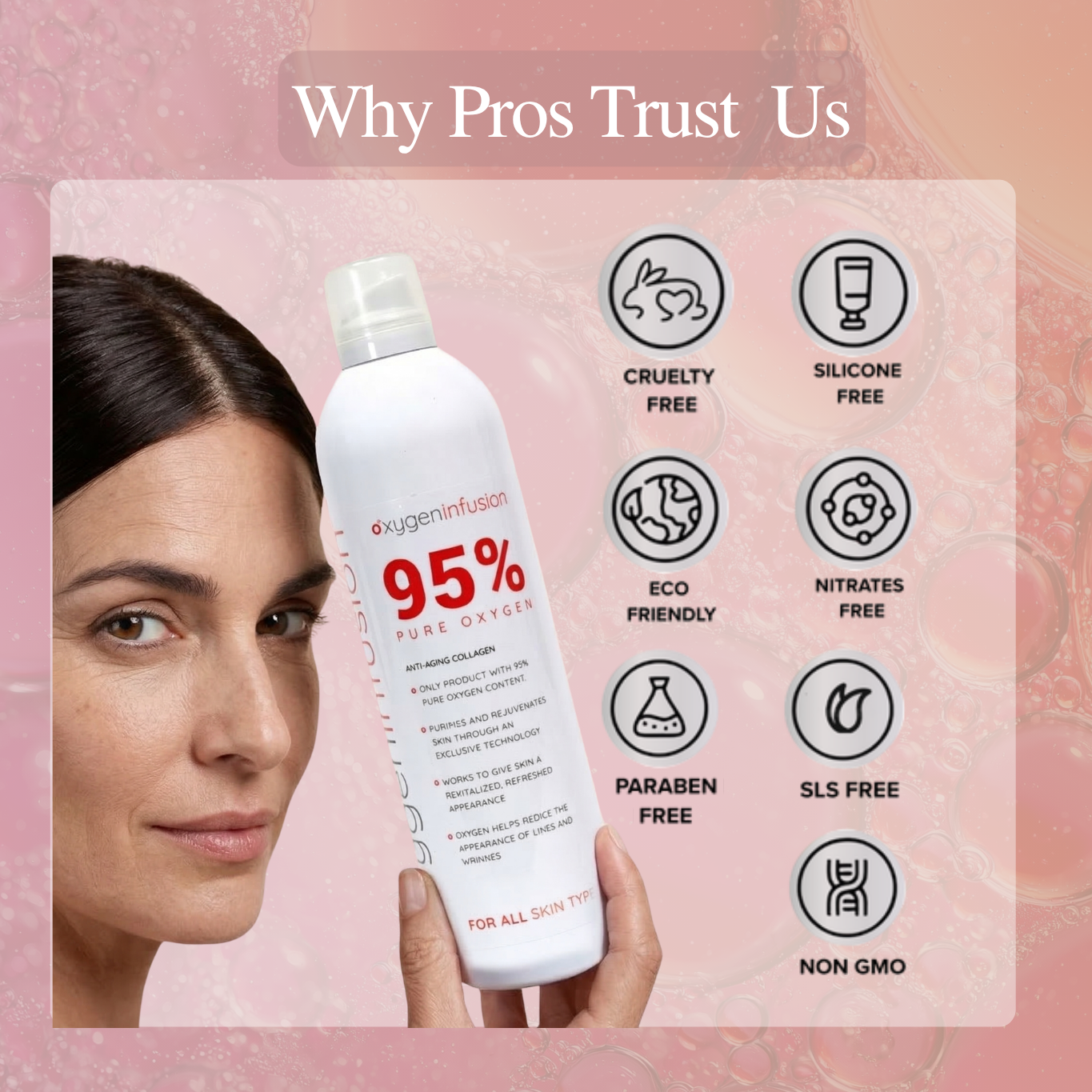 Oxygen Infusion Anti Aging Collagen Facial Spray