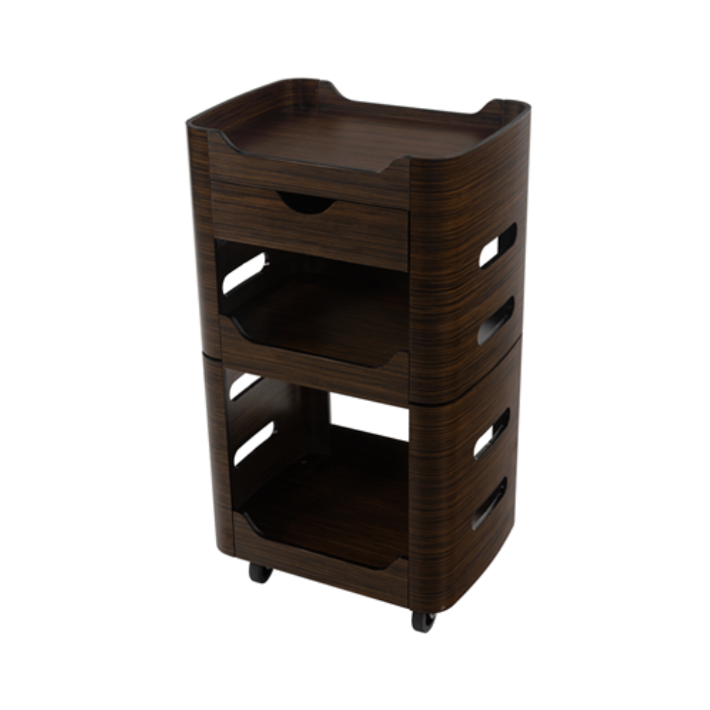 Moda Wooden Spa Trolley Cart, Additional Colors Available