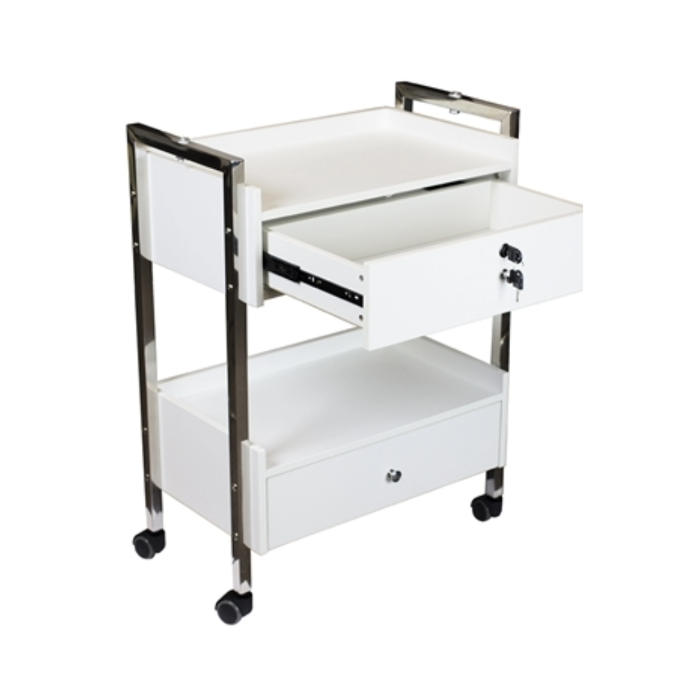 Salon Spa Cart With Two Drawers
