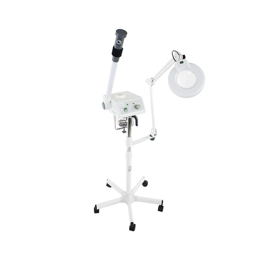 Euro Facial Steamer With Aroma Therapy + LED Magnifying Lamp