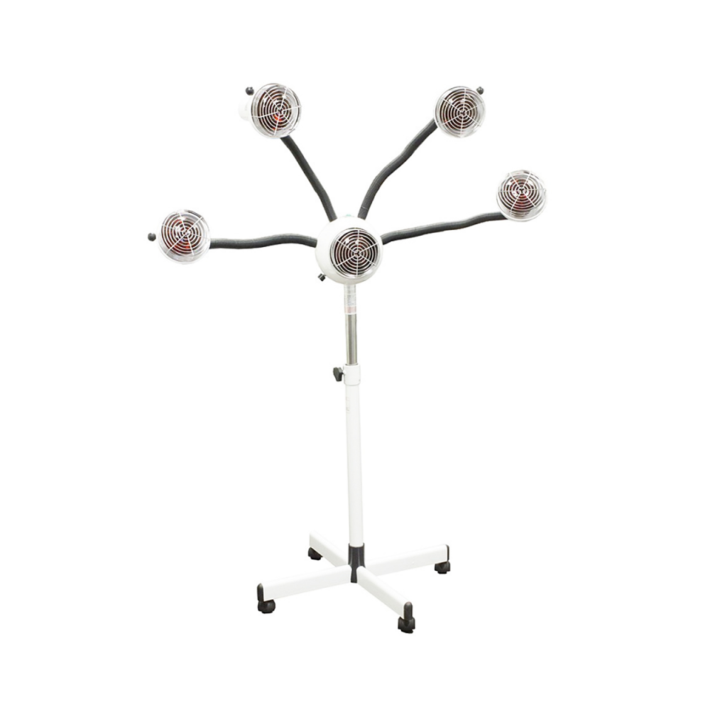 5 Head Near Infrared Lamp With Flexible Arms