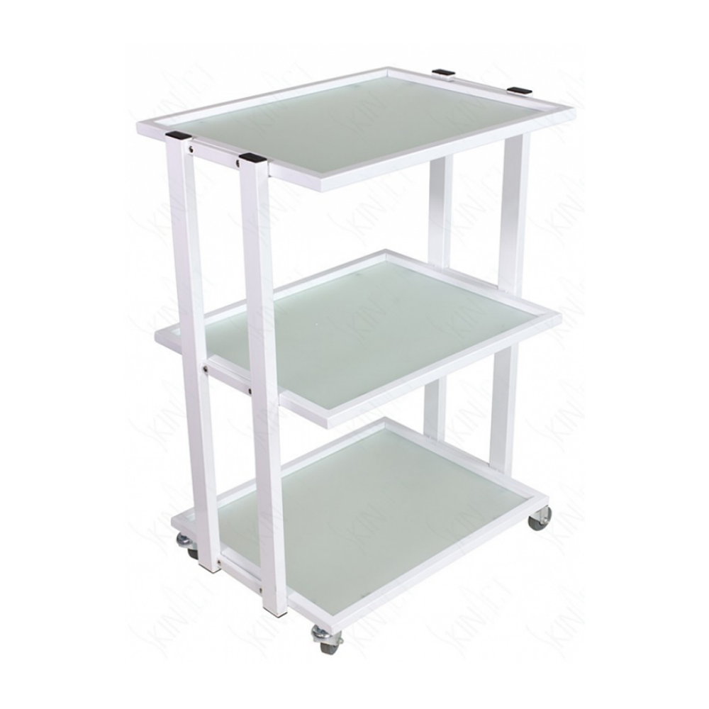 Pro Glass Cart With 3 Shelves
