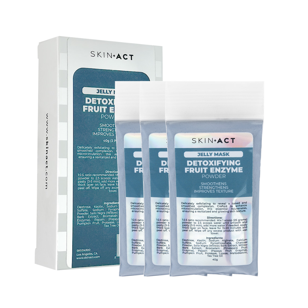 SkinAct Detoxifying Fruit Enzyme Jelly Mask Powder, 40g (3 Pack)