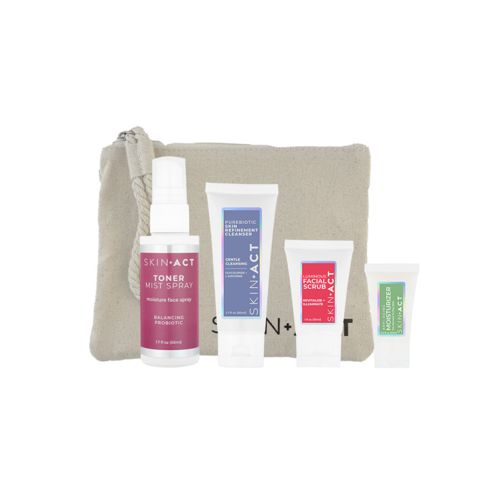 Skincare Travel Set With Bag