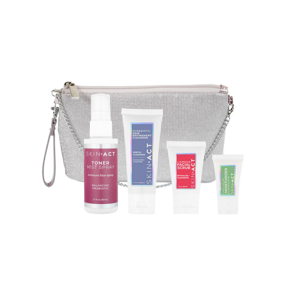 Skincare Travel Set With Bag