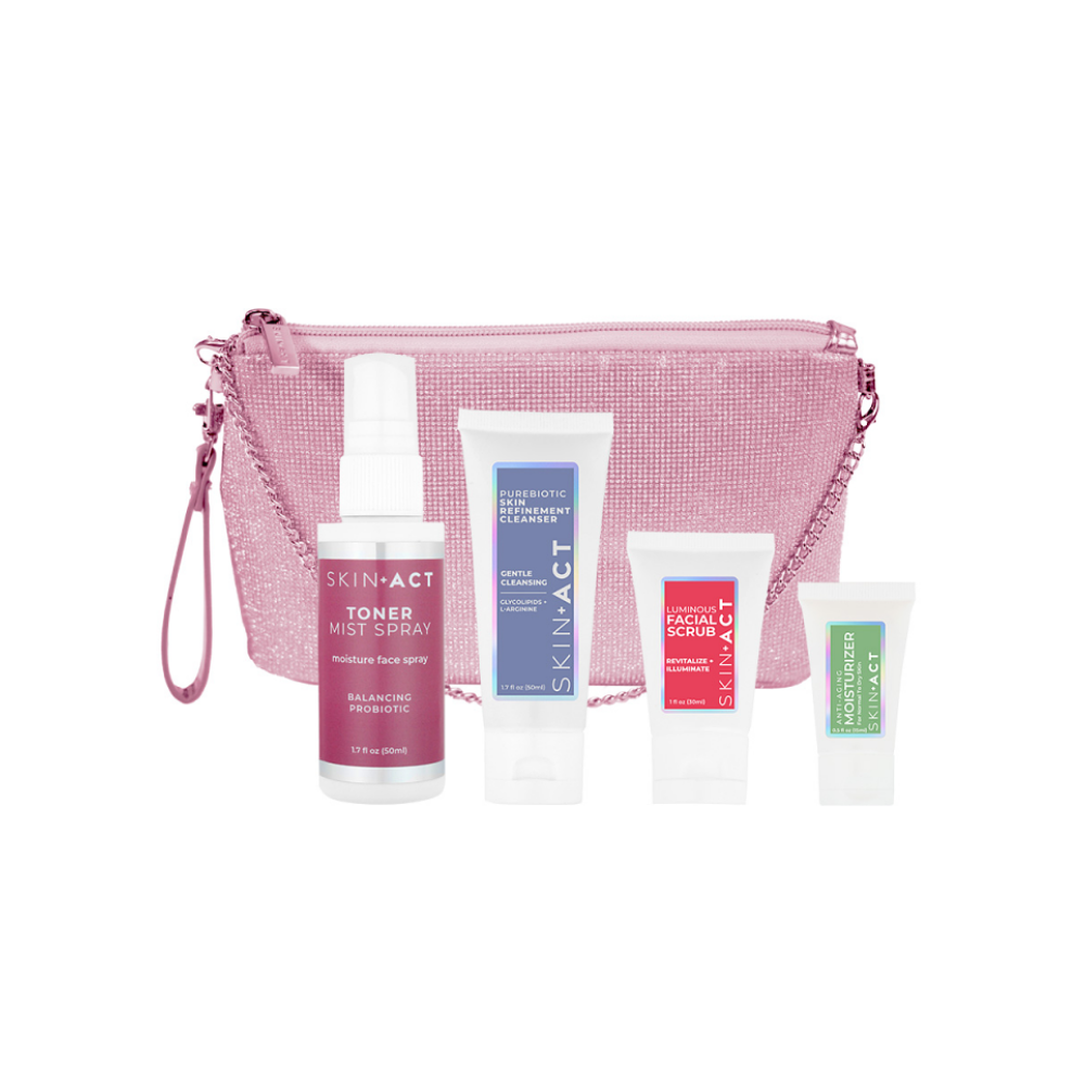 Skincare Travel Set With Bag