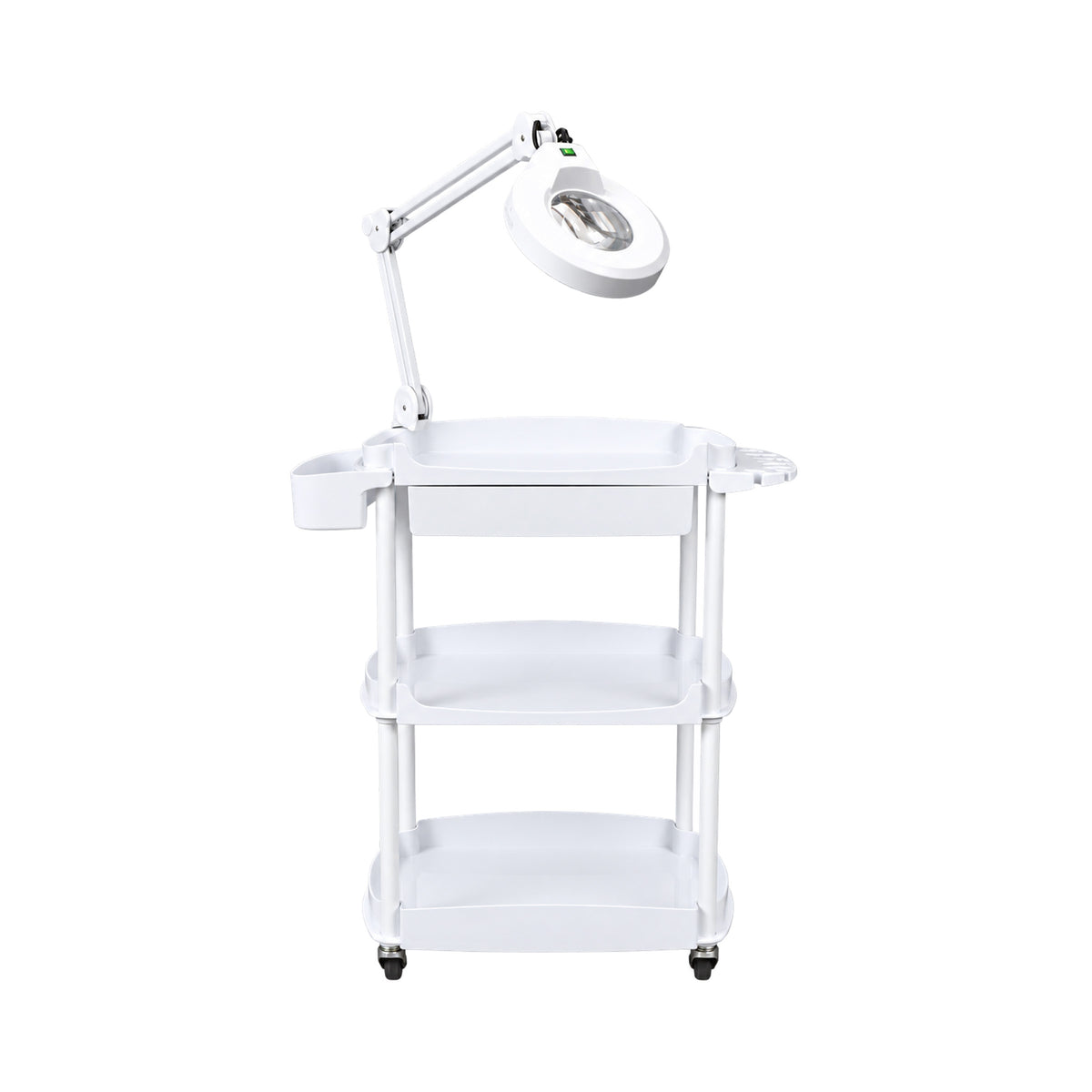 3-Shelf Spa Utility Cart with Drawer & Mag Lamp Holder