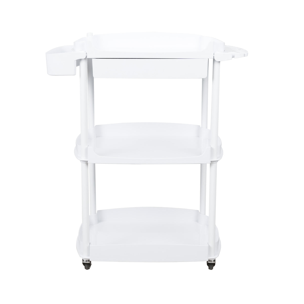 3-Shelf Spa Utility Cart with Drawer & Mag Lamp Holder
