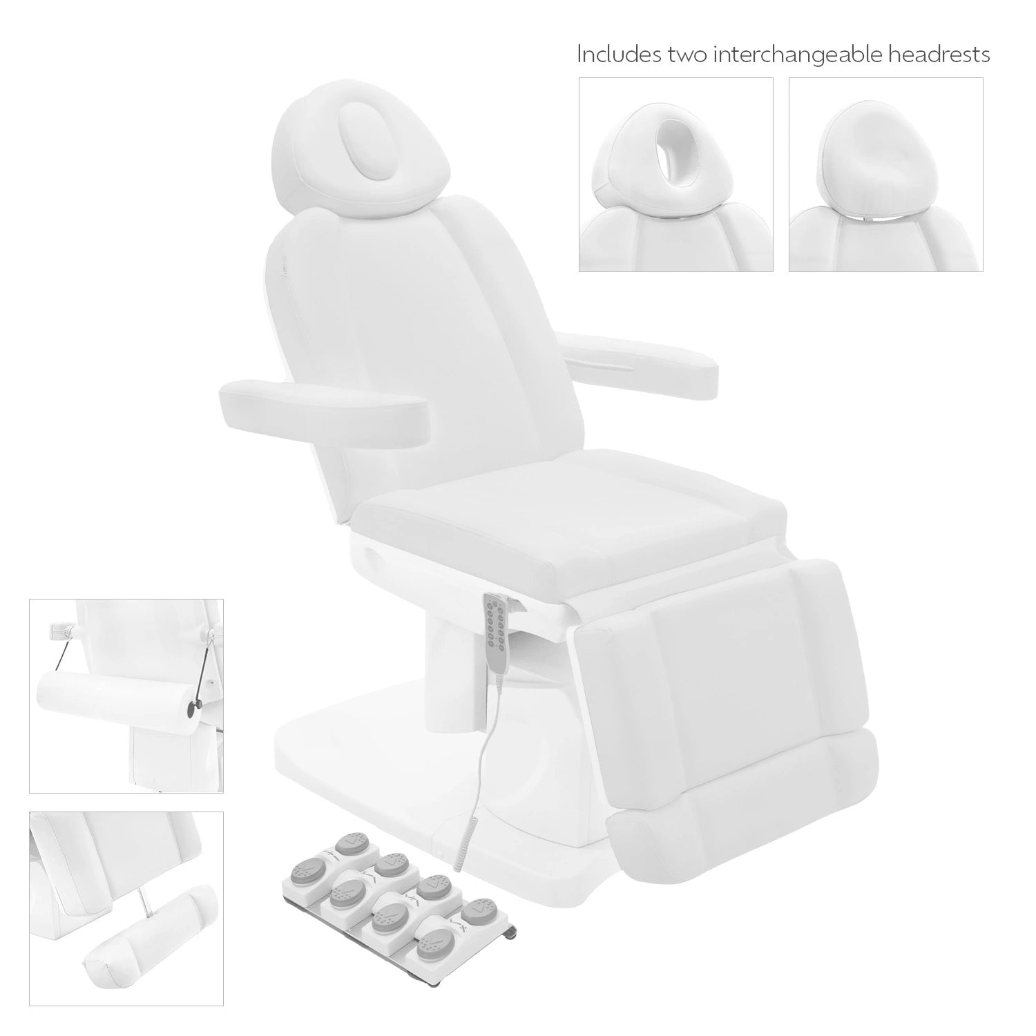 Bellage Medical Spa Electric Treatment/Procedure Chair (Table) - Fully Electric 4 Motor Chair