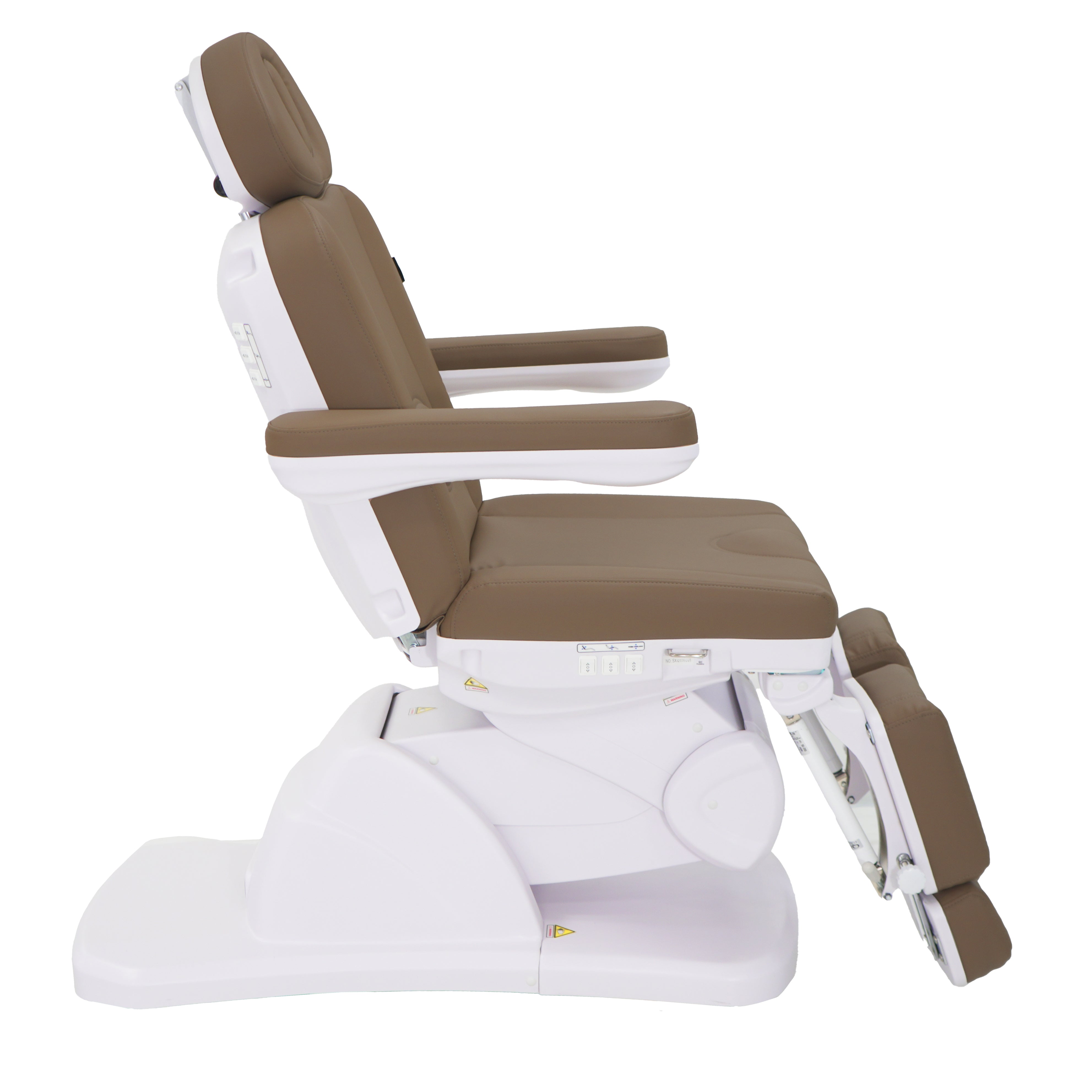 Luna Medical Spa Electric Treatment Chair/Table with Swivel, Podiatry Function, and Independently Adjustable Legs