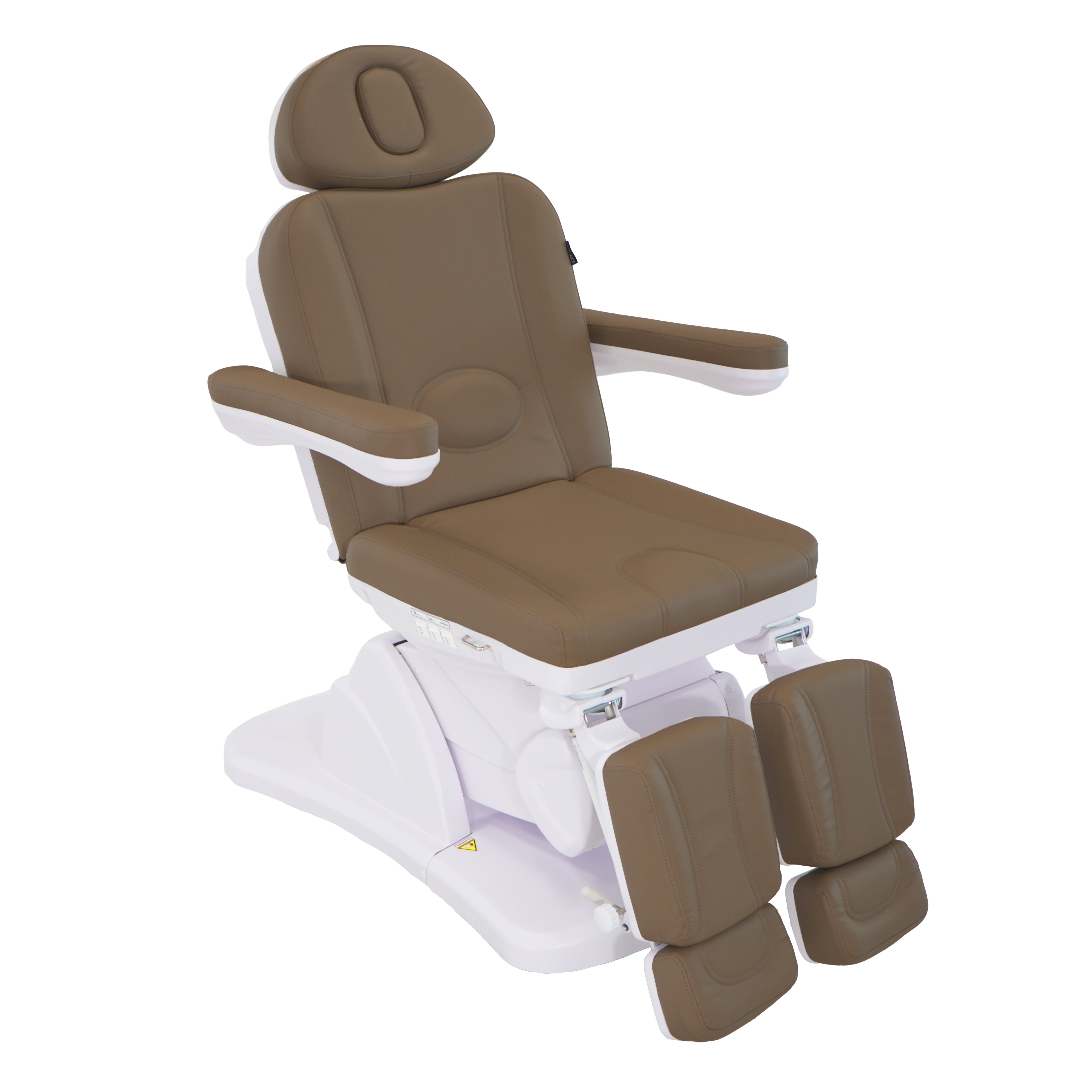 Luna Medical Spa Electric Treatment Chair/Table with Swivel, Podiatry Function, and Independently Adjustable Legs