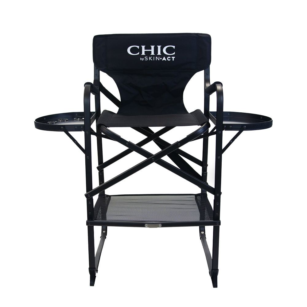 Makeup Chair With Side Trays, Chic By SkinAct