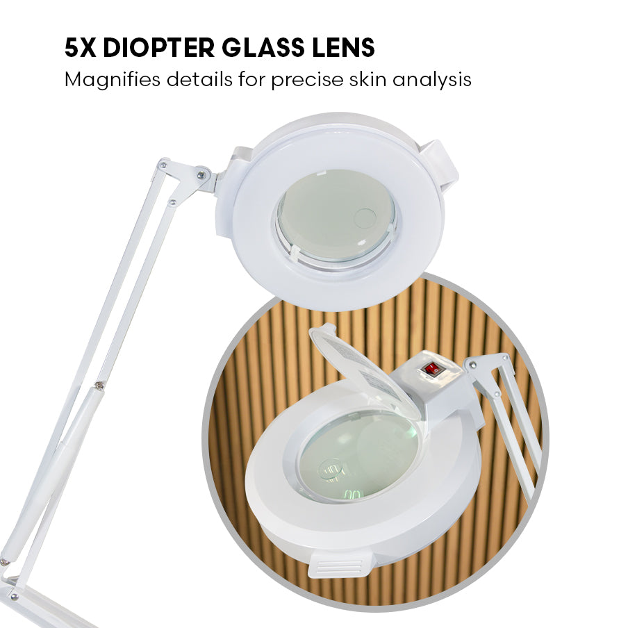 Round 5x Diopter Magnifying Lamp