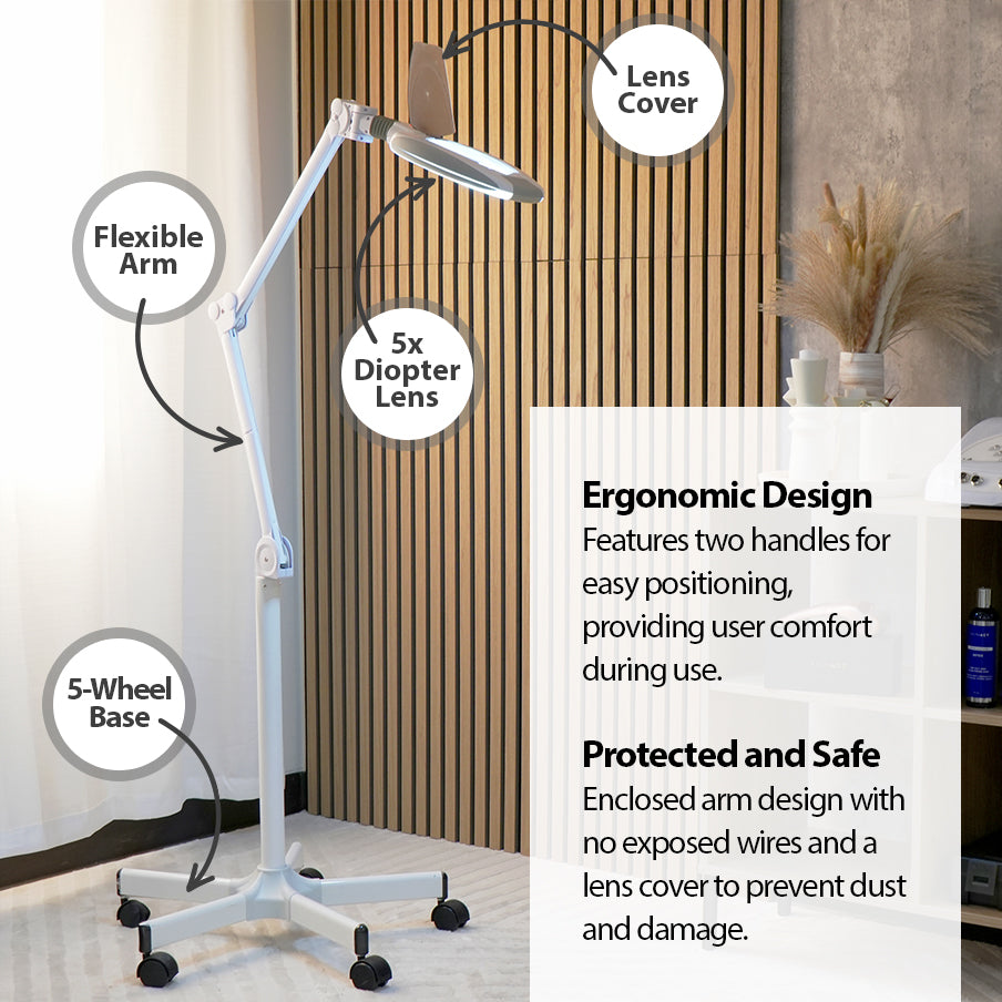 Sage 5x Diopter LED Magnifying Lamp