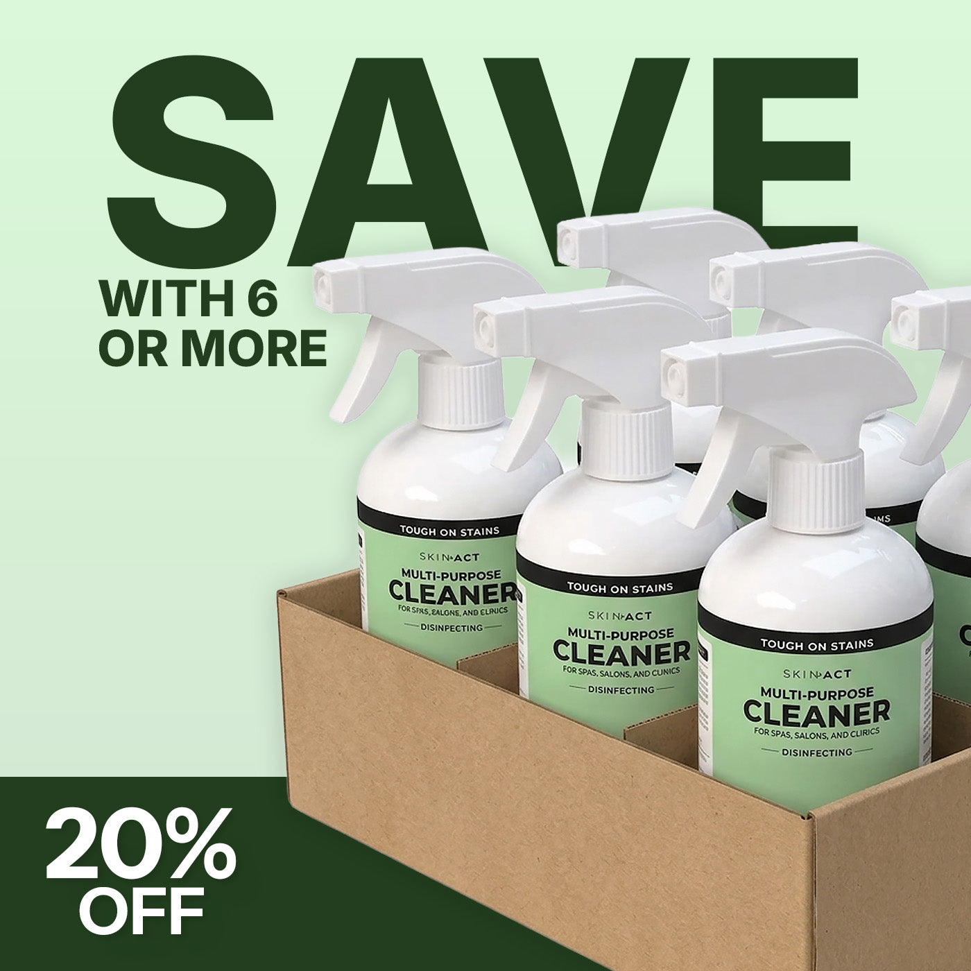 SkinAct Disinfecting Multi Purpose Cleaner for Upholstery