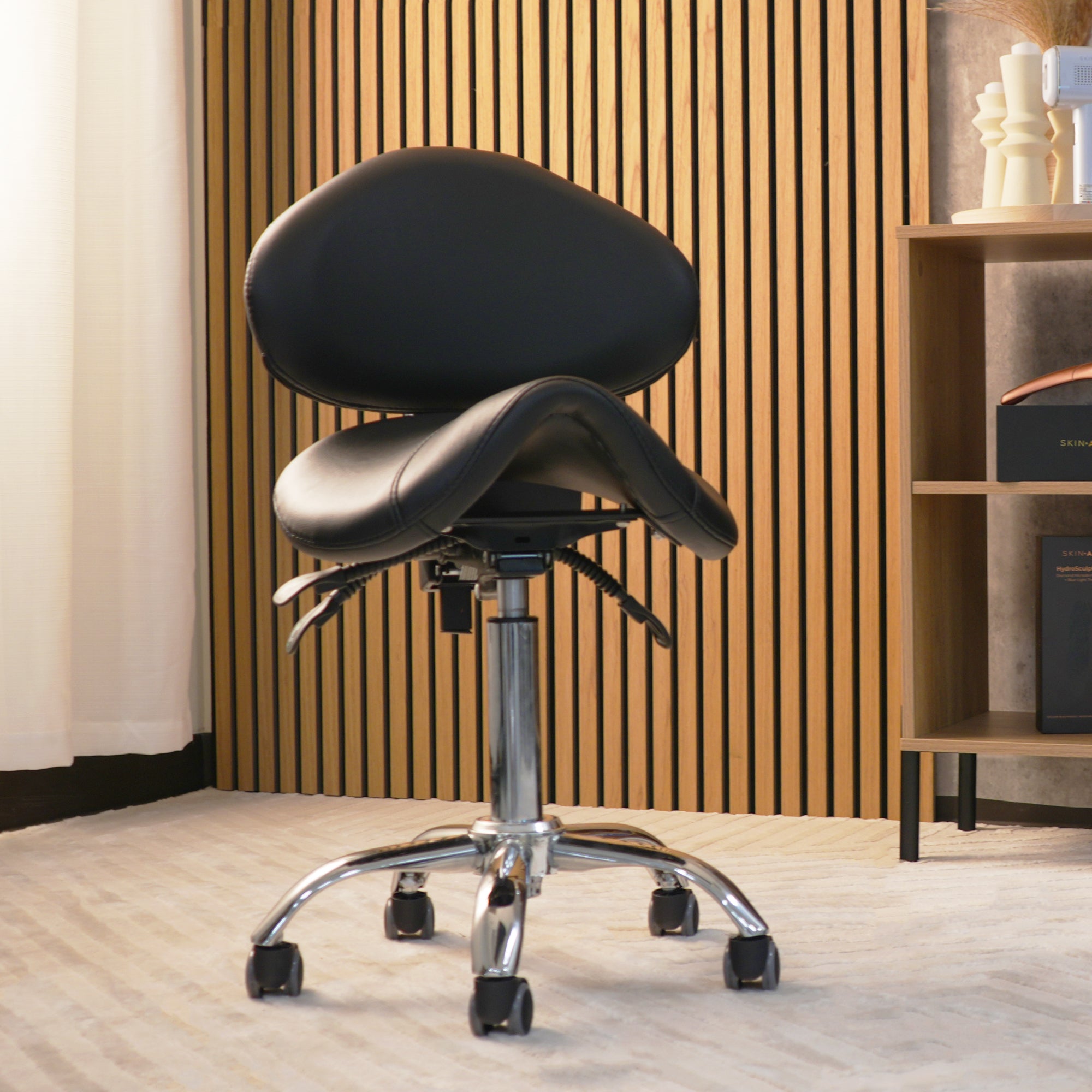 Esthetician Saddle Stool