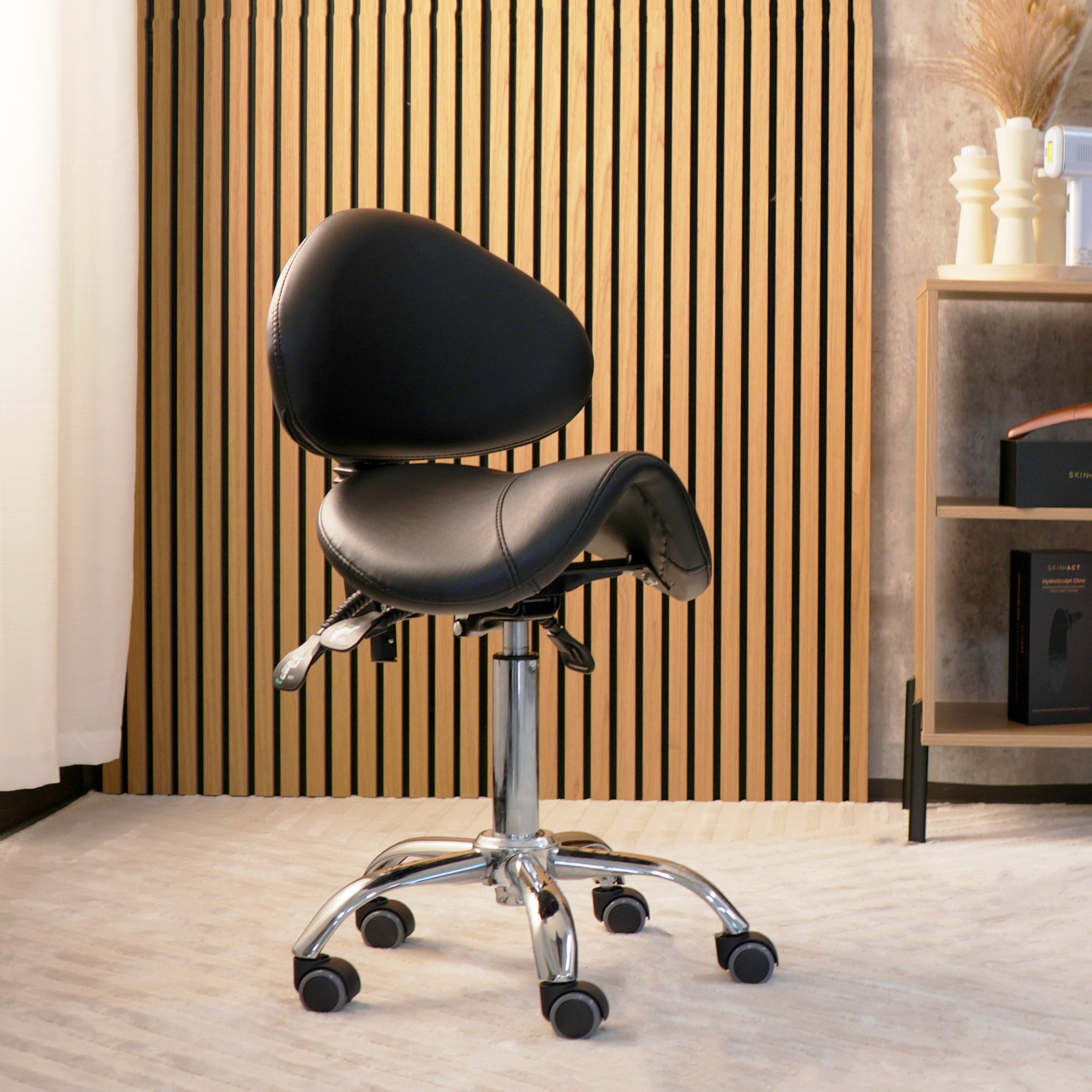 Esthetician Saddle Stool