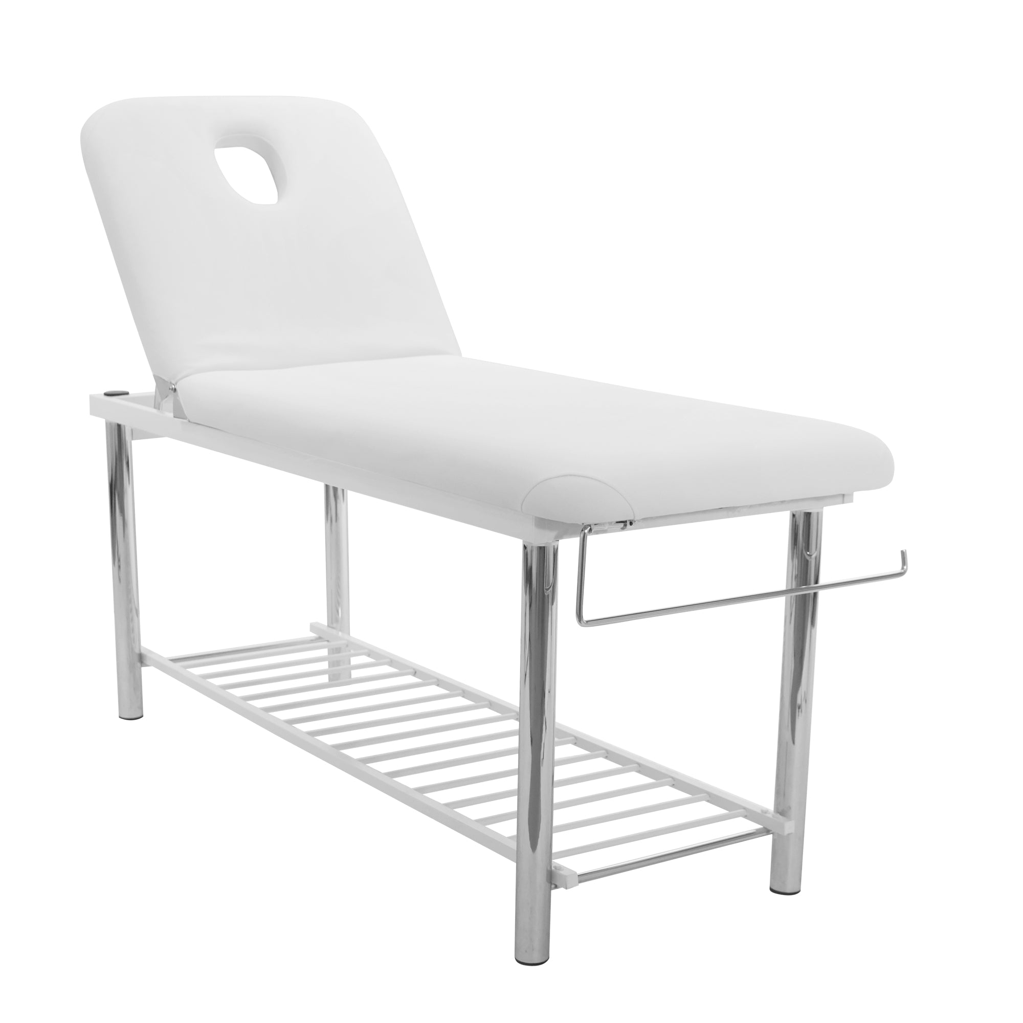 Solid Massage Table, Bed (Metal Frame With Towel Holder)