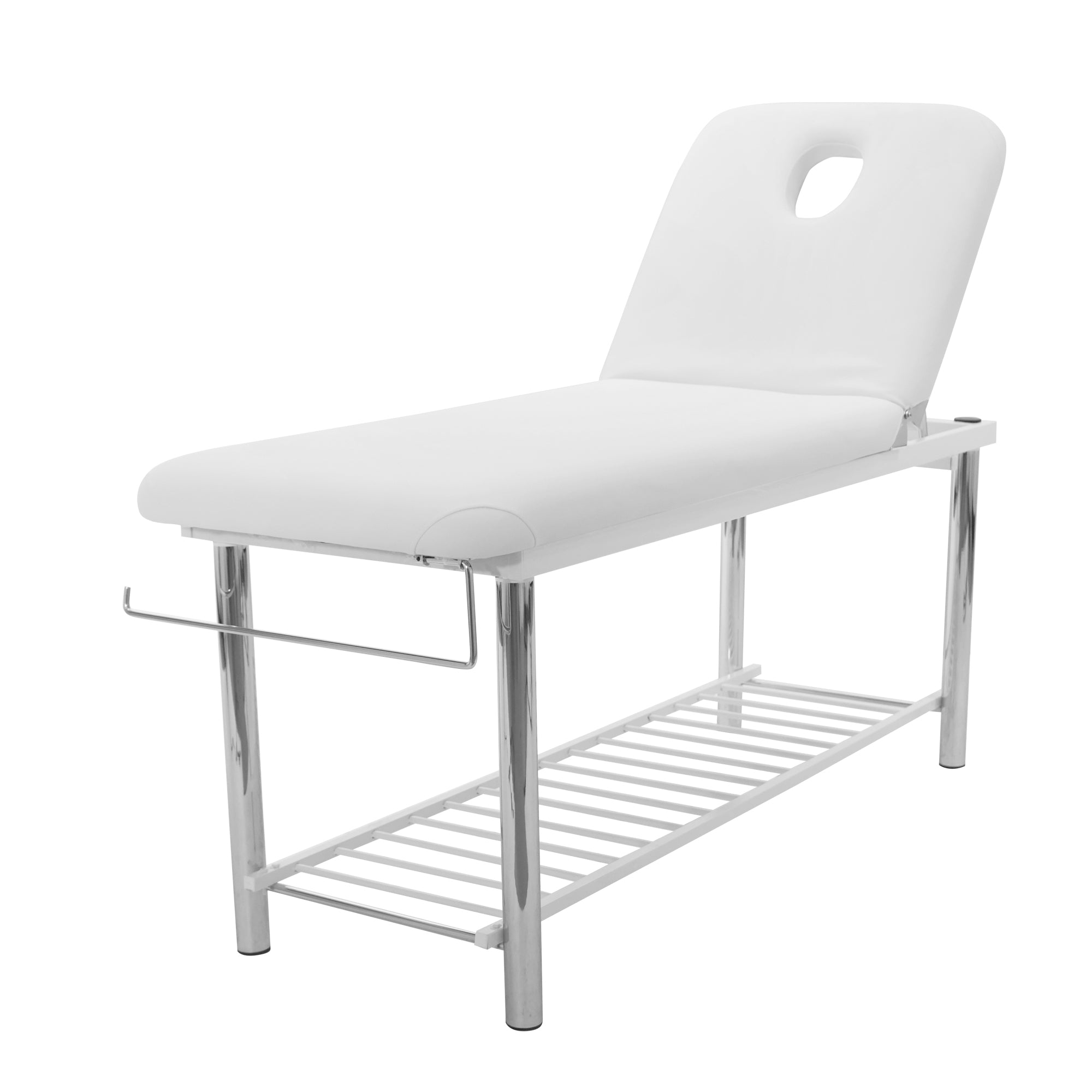 Solid Massage Table, Bed (Metal Frame With Towel Holder)