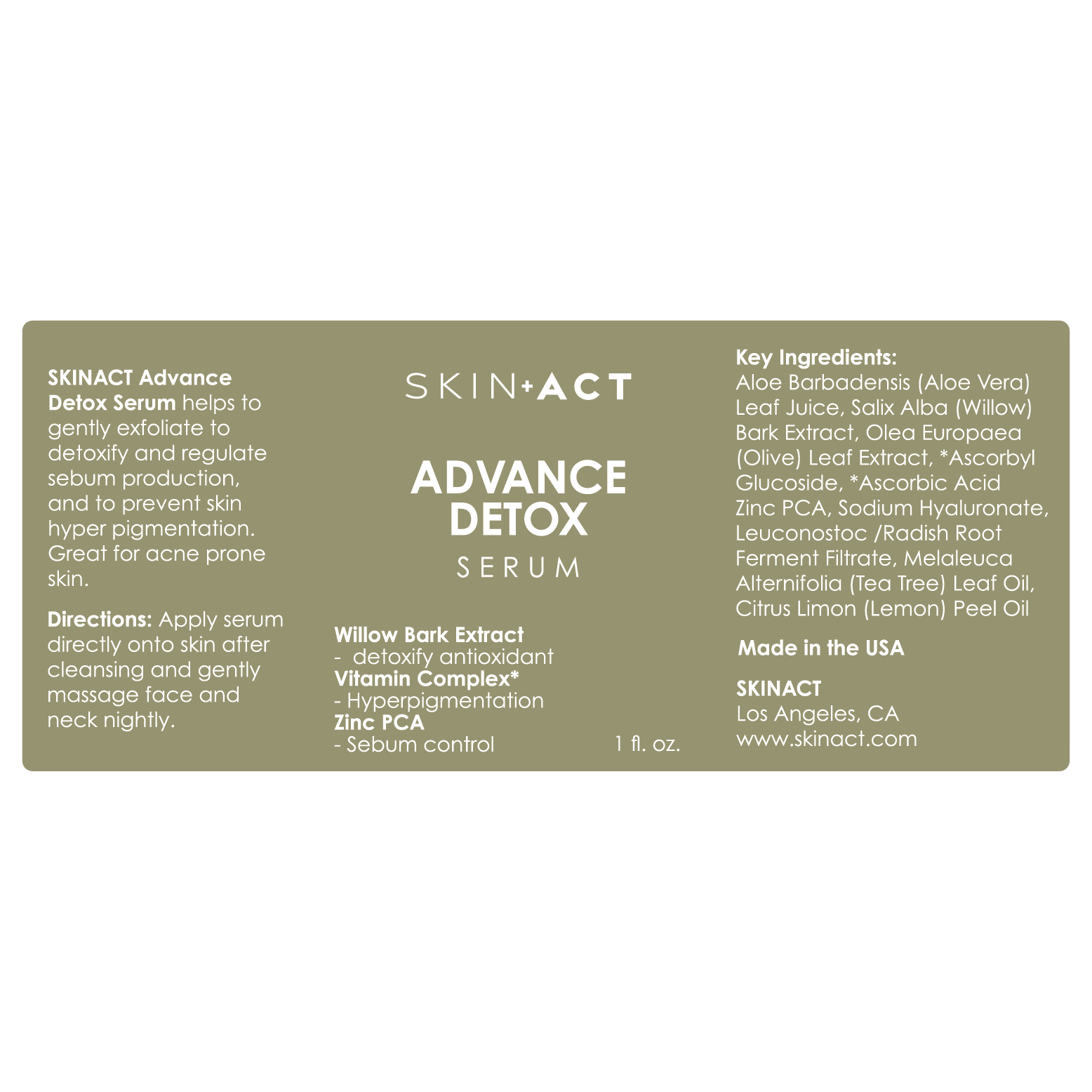 SkinAct Advance Detox Serum