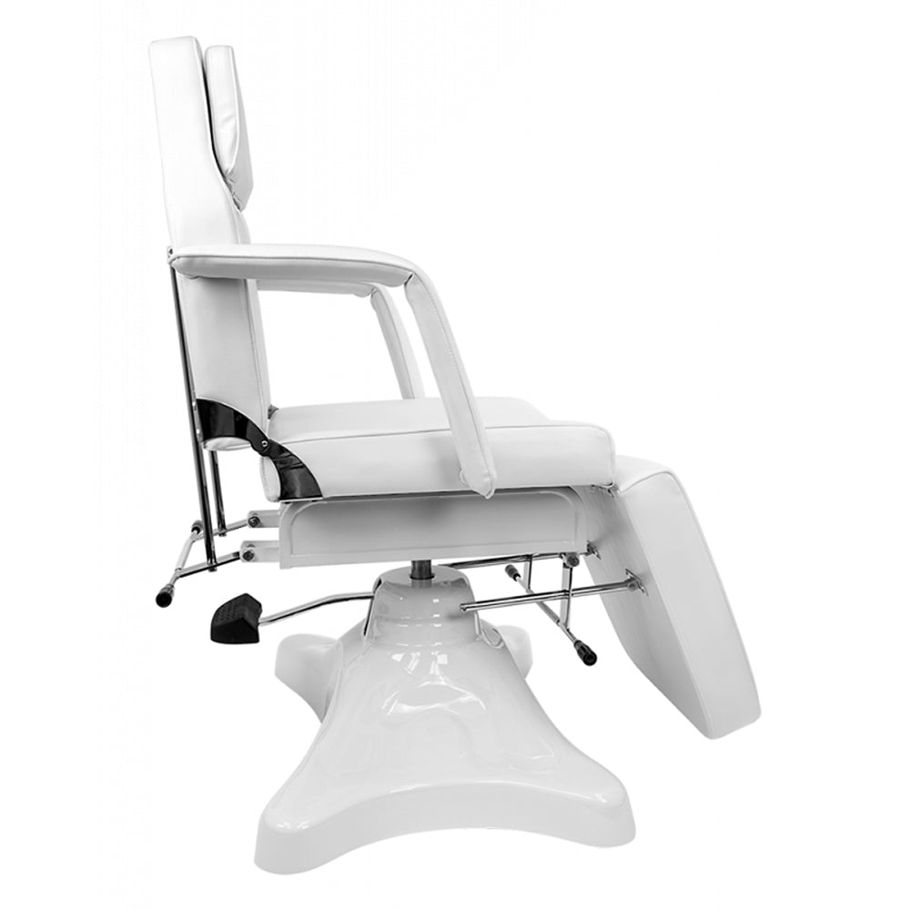 Hydraulic Spa Treatment Table 90 Degree Full Sitting Position Facial Bed, Chair With Free Beauty Stool