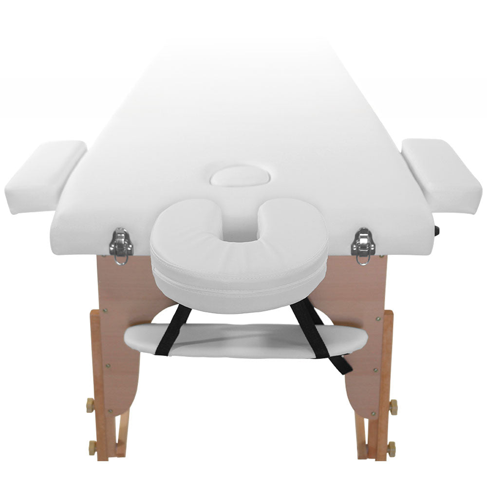 Portable Massage Table With Reclinable Back