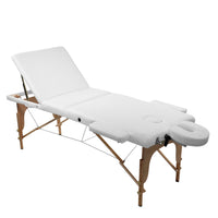 Portable Massage Table With Reclinable Back