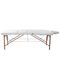 Portable Massage Table With Reclinable Back