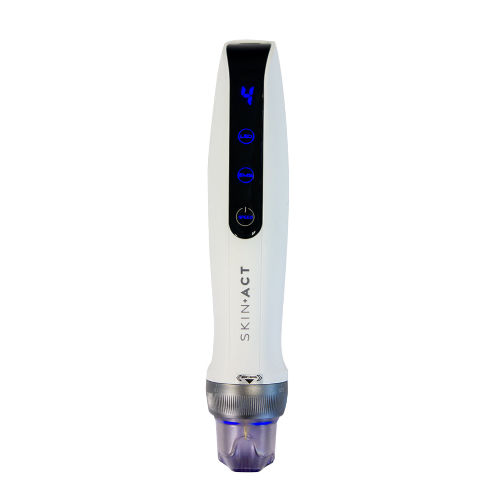 SkinAct Pro Wireless Microneedling Pen With EMS & Light Therapy