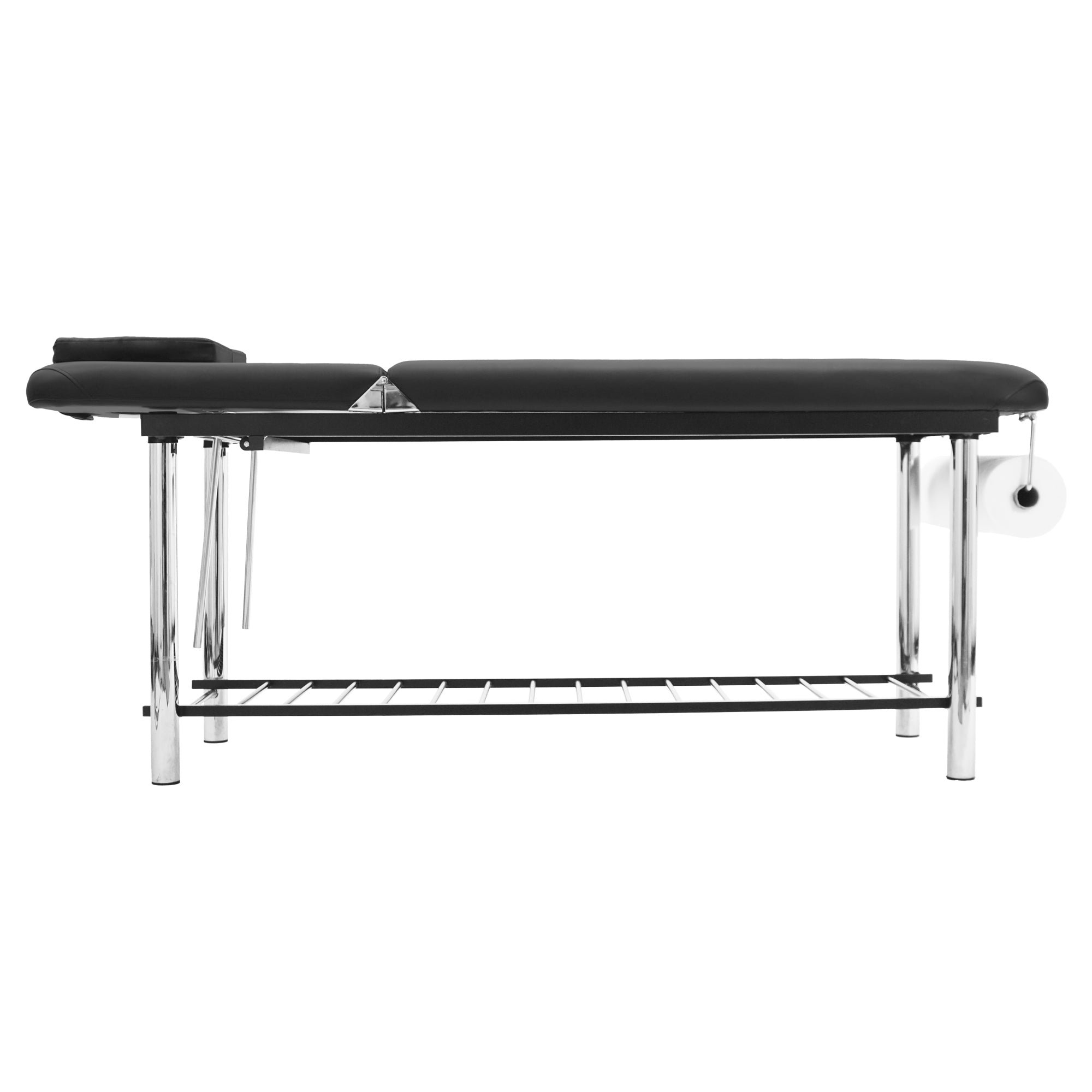 Solid Massage Table, Bed (Metal Frame With Towel Holder)