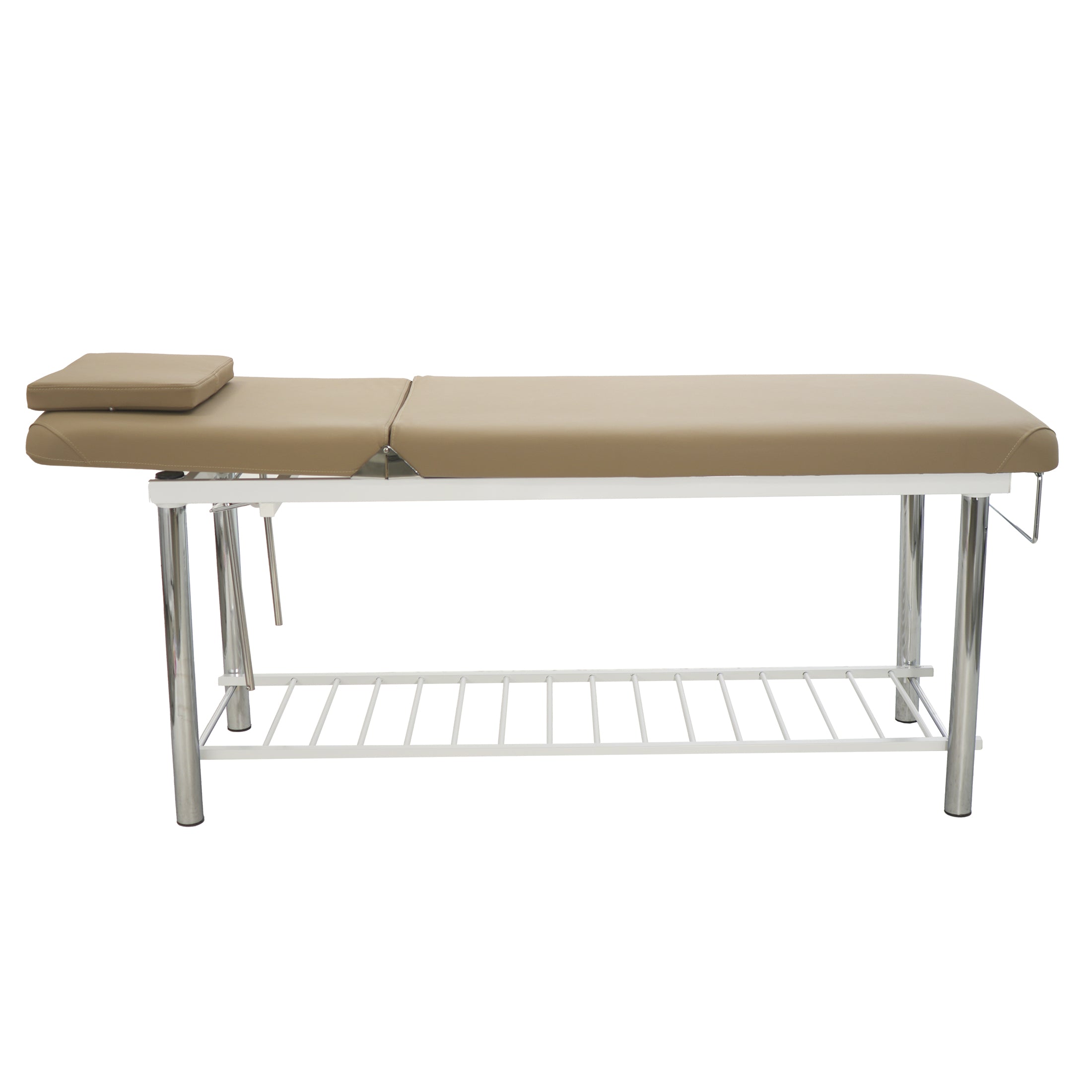 Solid Massage Table, Bed (Metal Frame With Towel Holder)