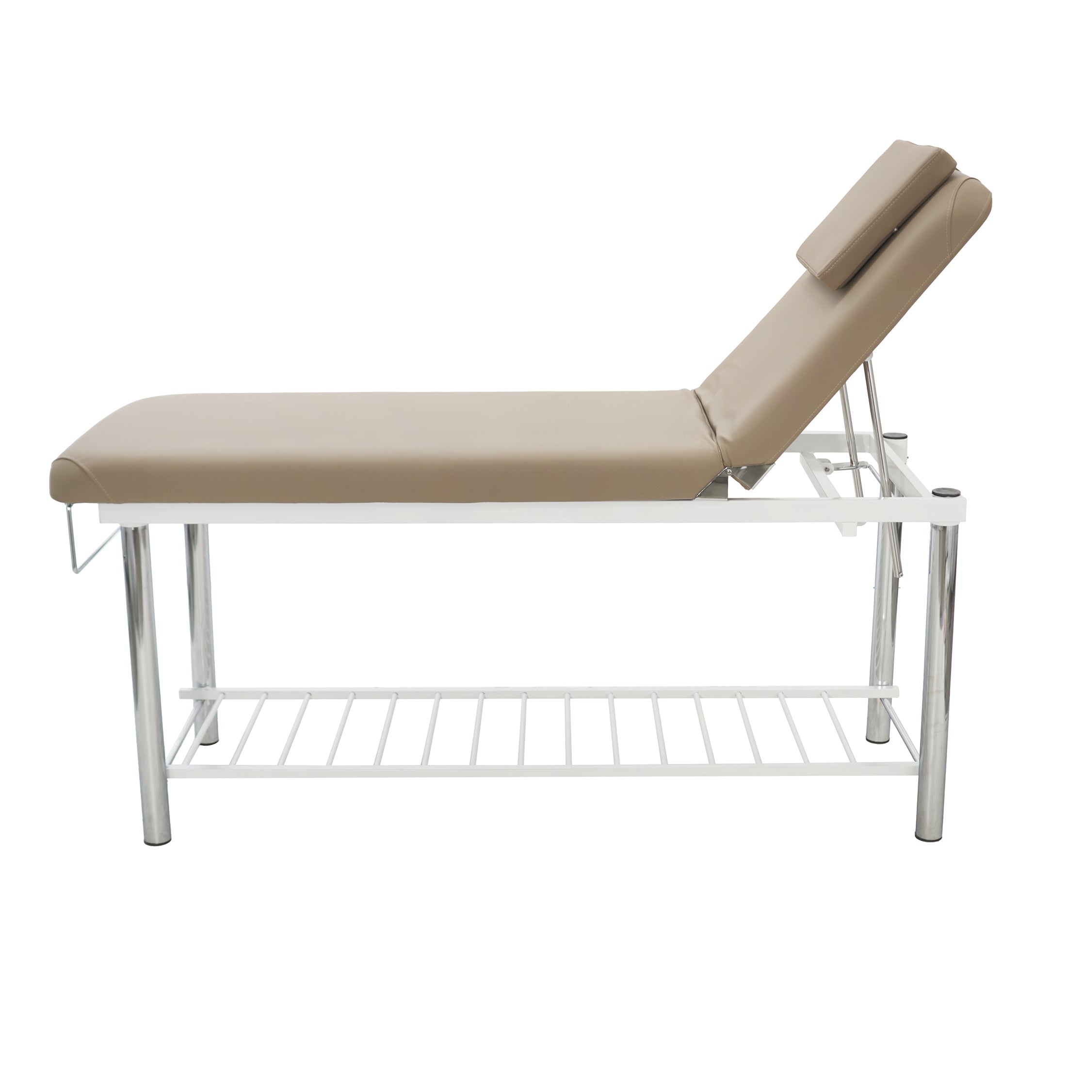 Solid Massage Table, Bed (Metal Frame With Towel Holder)