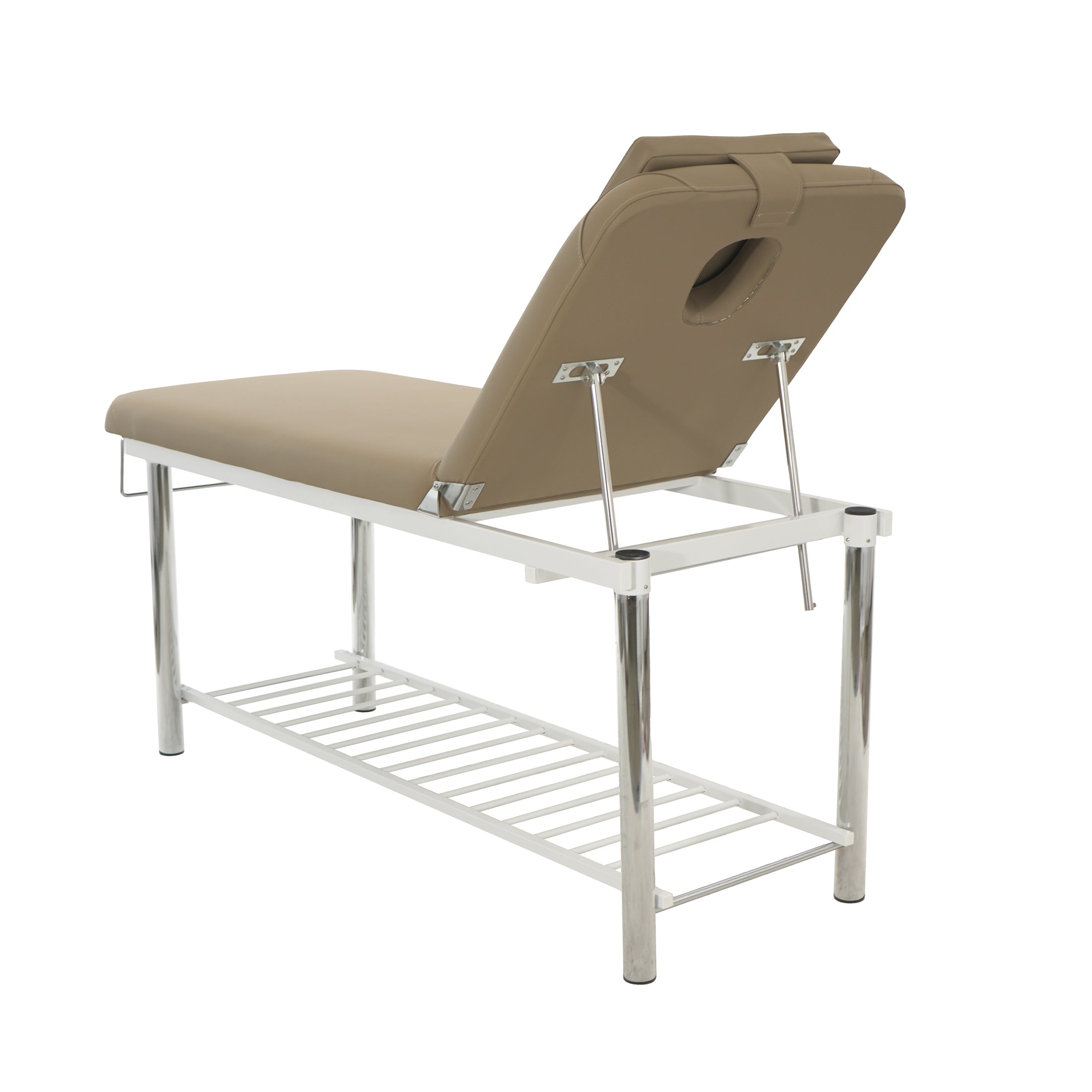 Solid Massage Table, Bed (Metal Frame With Towel Holder)